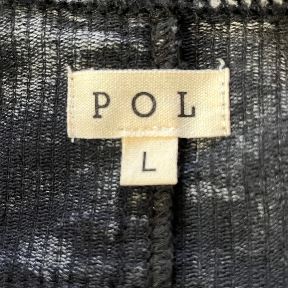 POL Kennedy Military Black Corduroy Jacket Vintage Patch detail & Pockets Size L - Picture 15 of 17